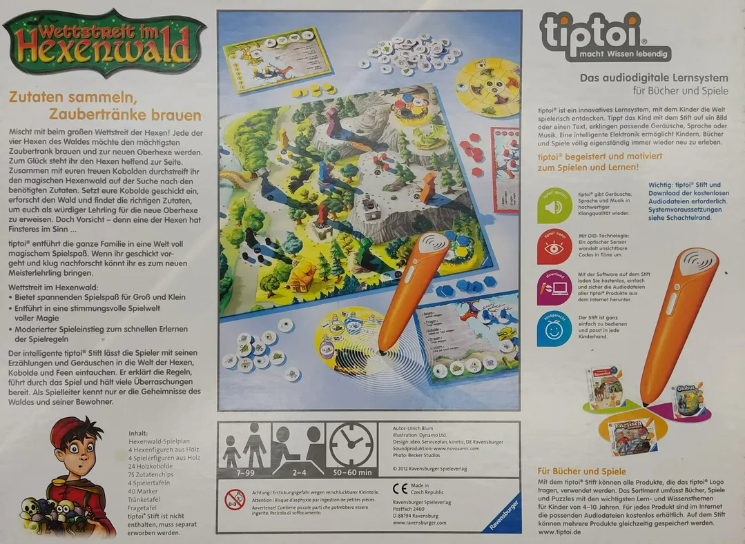 tiptoi®  Wettstreit im Hexenwald - Gesellschaftsspiel - RAVENSBURGER  – Bild 2