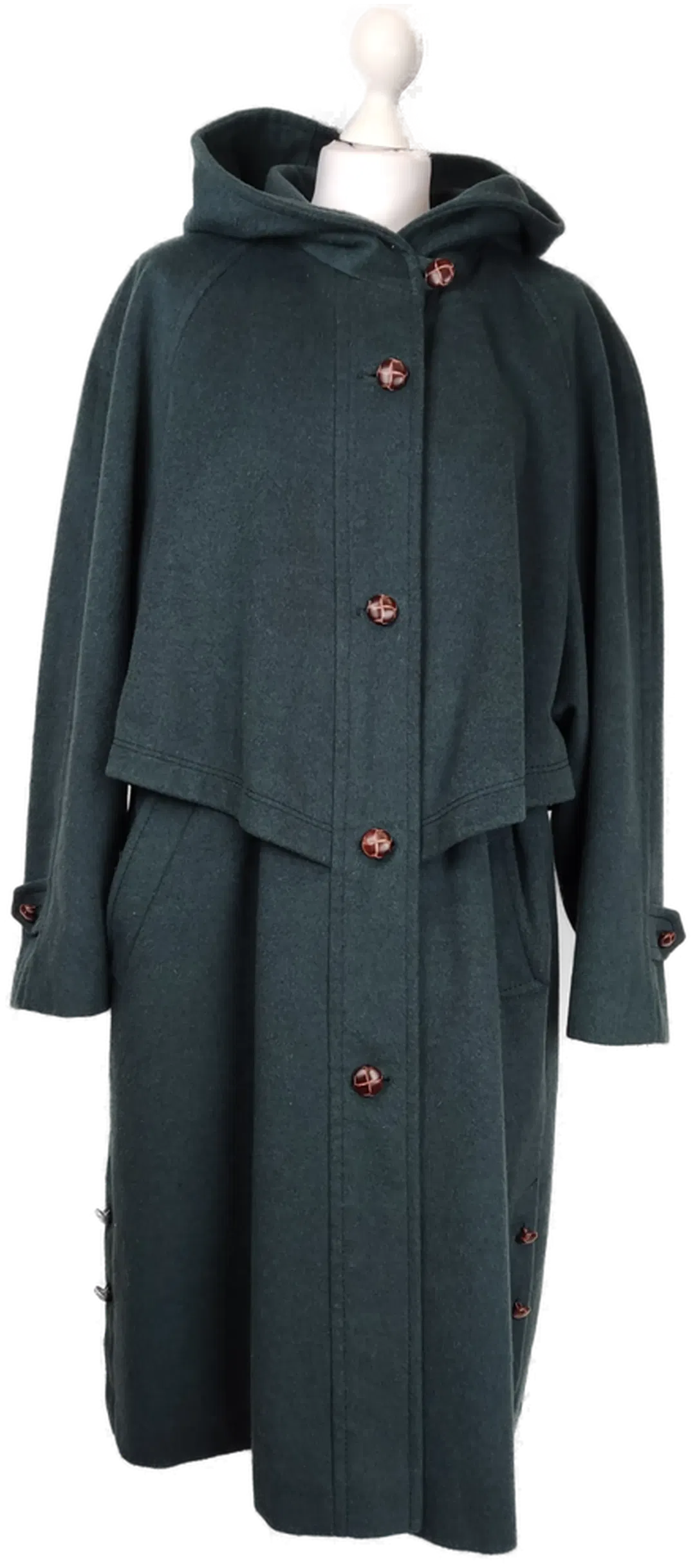 Damen Lodenmantel Sonstige Gr.42 | Zeitloser Klassiker; professionell gereinigt - Bild 4