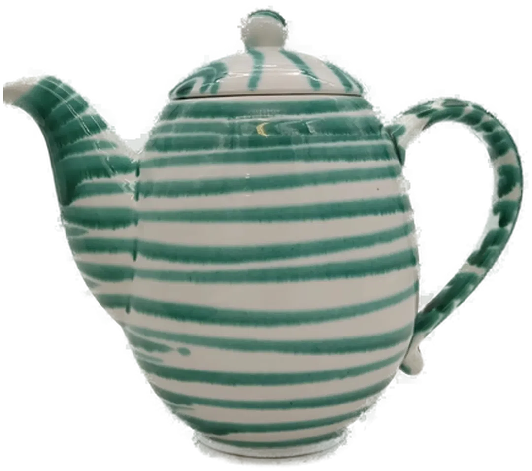 Gmundner Teekanne „Grün Geflammt“, ca. 20 cm - Bild 1