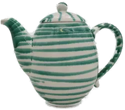 Gmundner Teekanne „Grün Geflammt“, ca. 20 cm - Bild 1