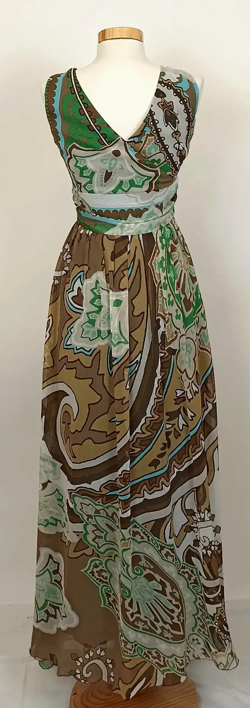 Esprit Collection Maxikleid gemustert Gr. 38 - Bild 1