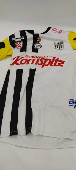 Fußballtrikot LASK Linz Nr. 11 Kone m. Signatur Gr. S - Bild 2