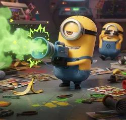 Minions Schlüsselanhänger Furzkanone – Despicable Me 3 – Simba Toys – OVP - Bild 1