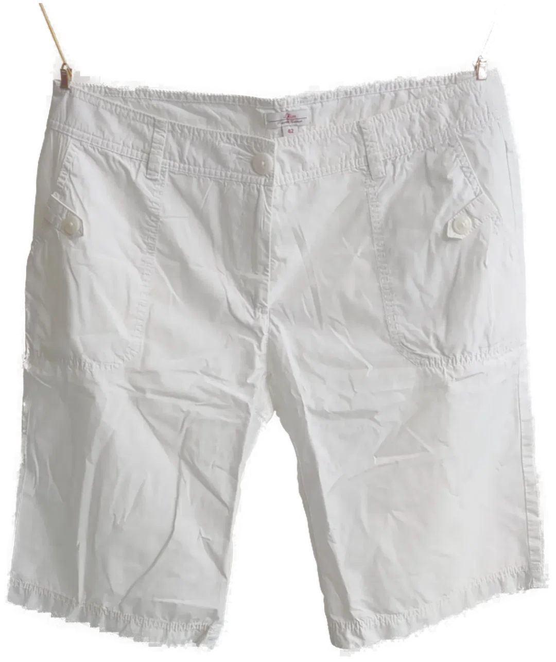 S.Oliver Damenshorts weiß - Gr. 42 – Bild 2