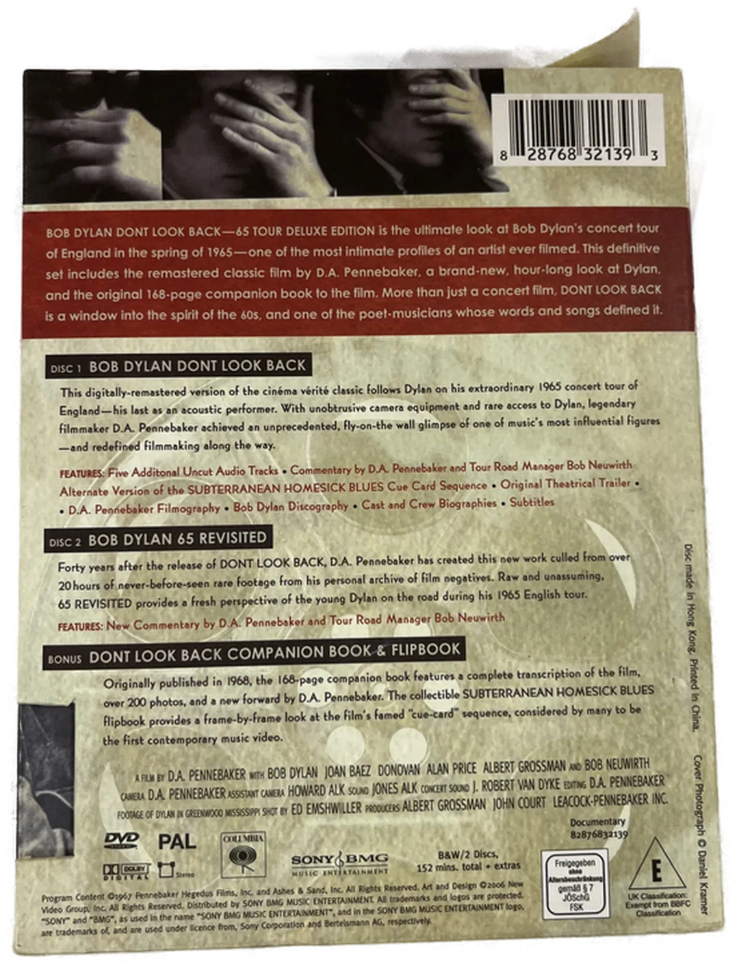 DVD BOB DYLON don't look back 65 Tours Deluxe Edition – Bild 4