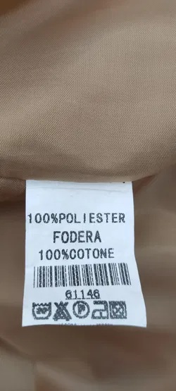 Pelzmantel  Damen braun mit Kapuze - Bild 2