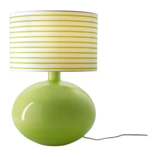 LIKEA Ysby Tischlampe – Glas – Grün – 1990er Jahre – 45 cm - Bild 4