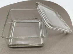 Glasbehälter Kubus Wagenfeld Transparent | Vintage  – Vorschau 2
