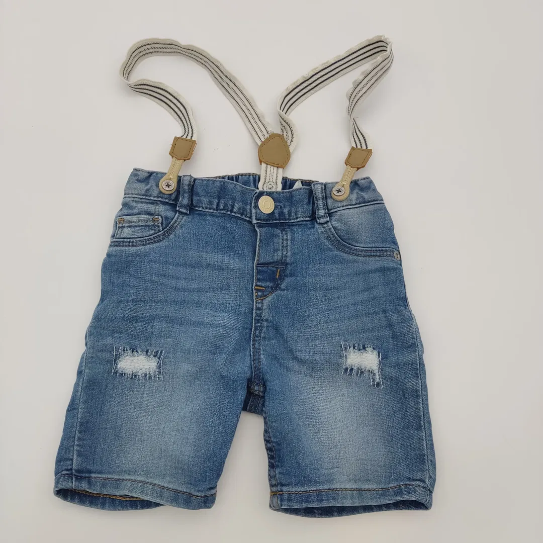 H&M Babyjean mit Hosenträger blau - 92 - Bild 1