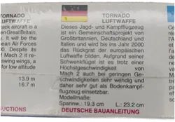 Italieri Tornado Luftwaffebausatz 1:72 No 164 (1988) - Bild 3