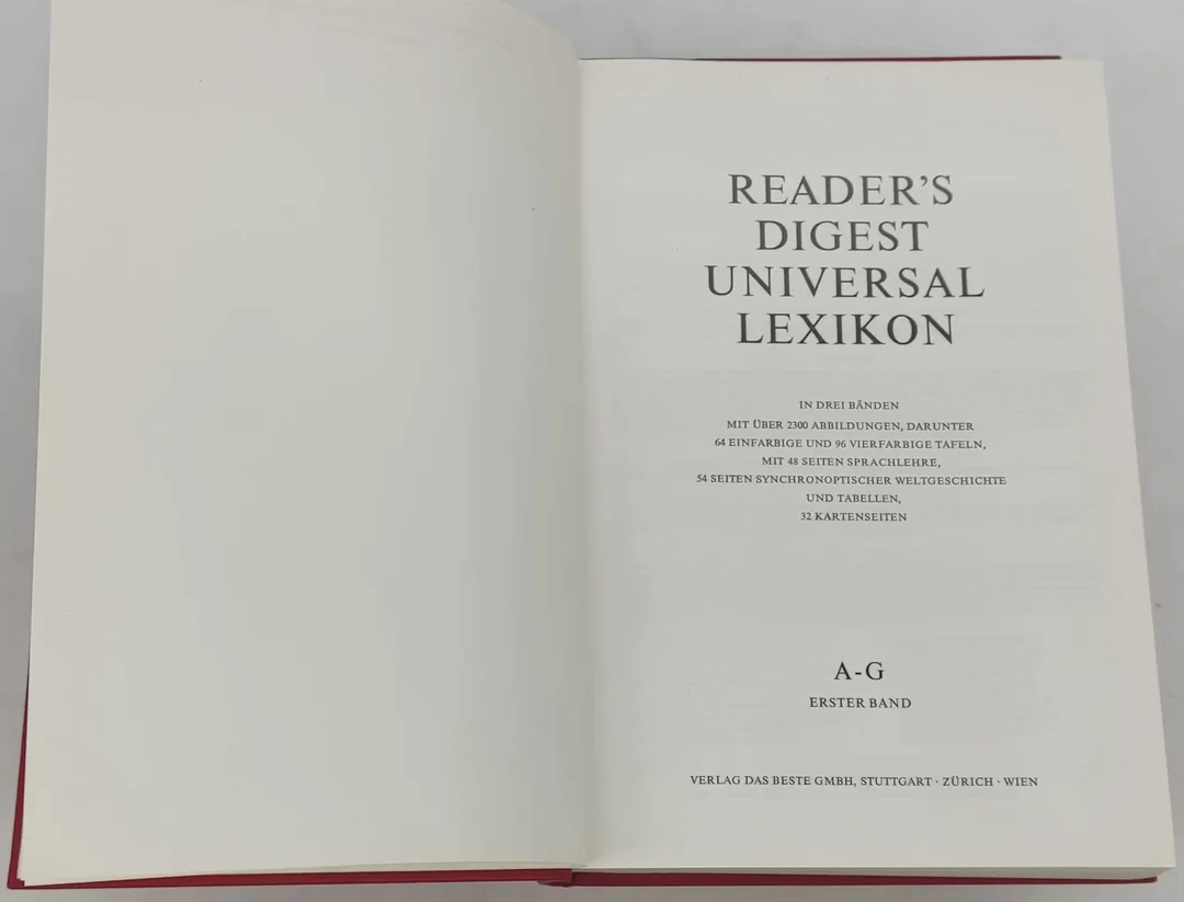 Buch Readers Digest Universal-Lexikon Band 1 bis 3 – Bild 4