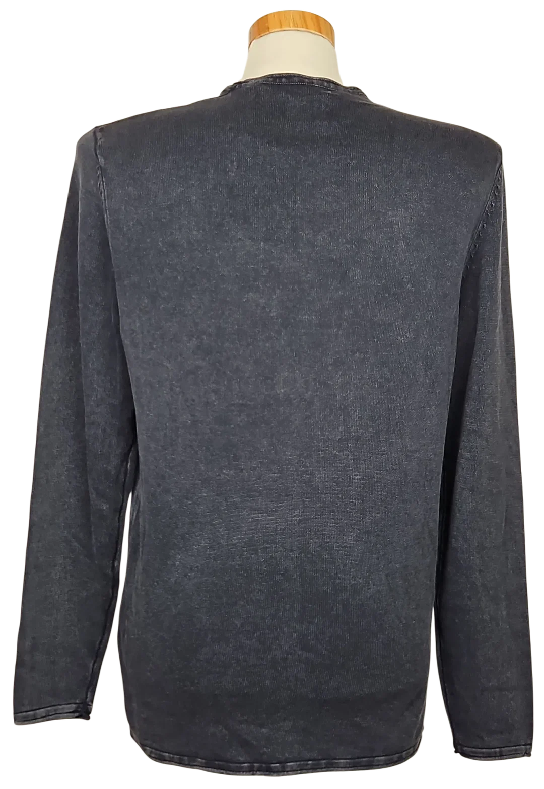 ONLY & SONS Herren Longsleeve Shirt, blau - Gr. M – Bild 3