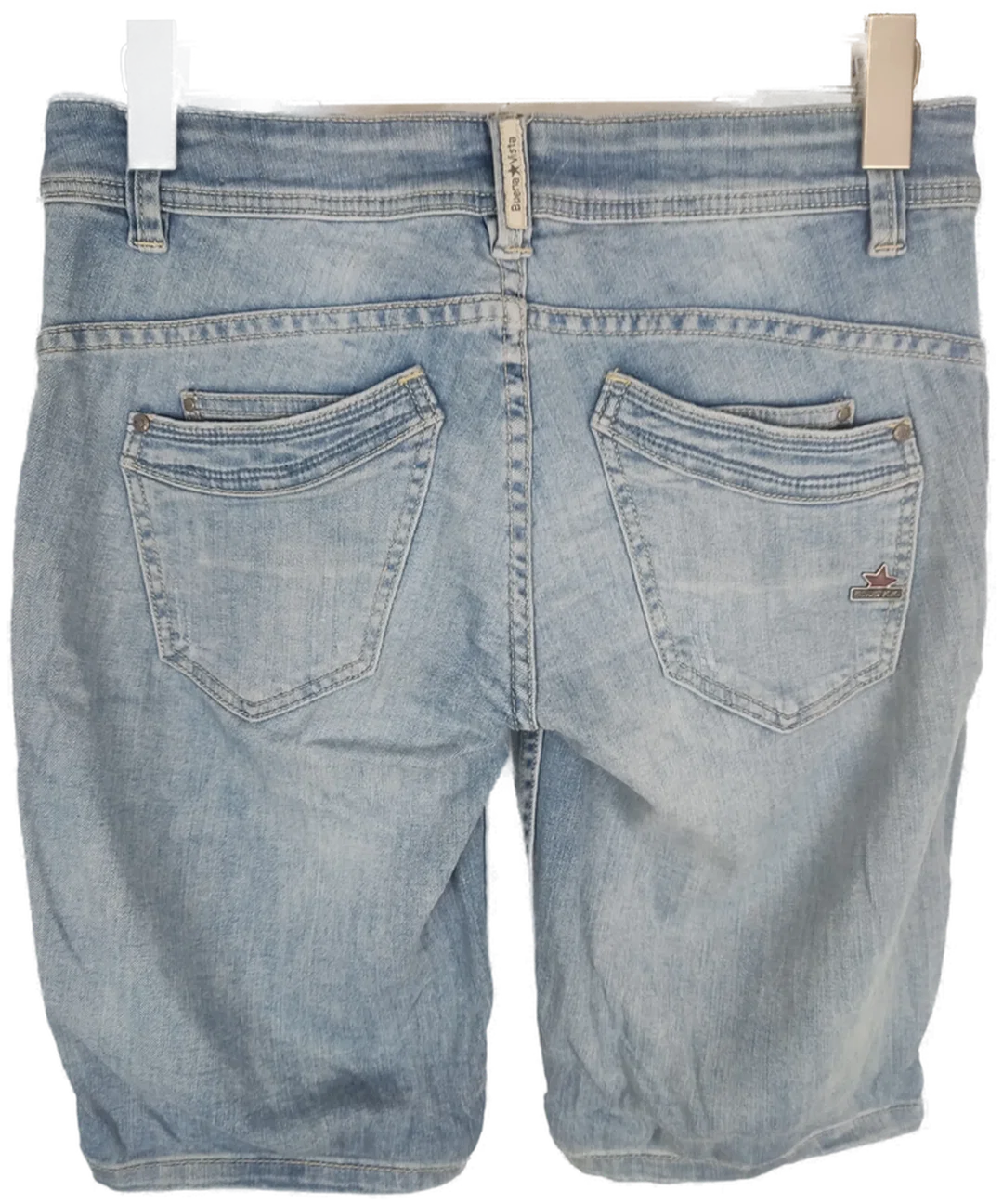 Buena Vista Damen Jeans Shorts, blau, Gr. M, Stretch – Bild 2