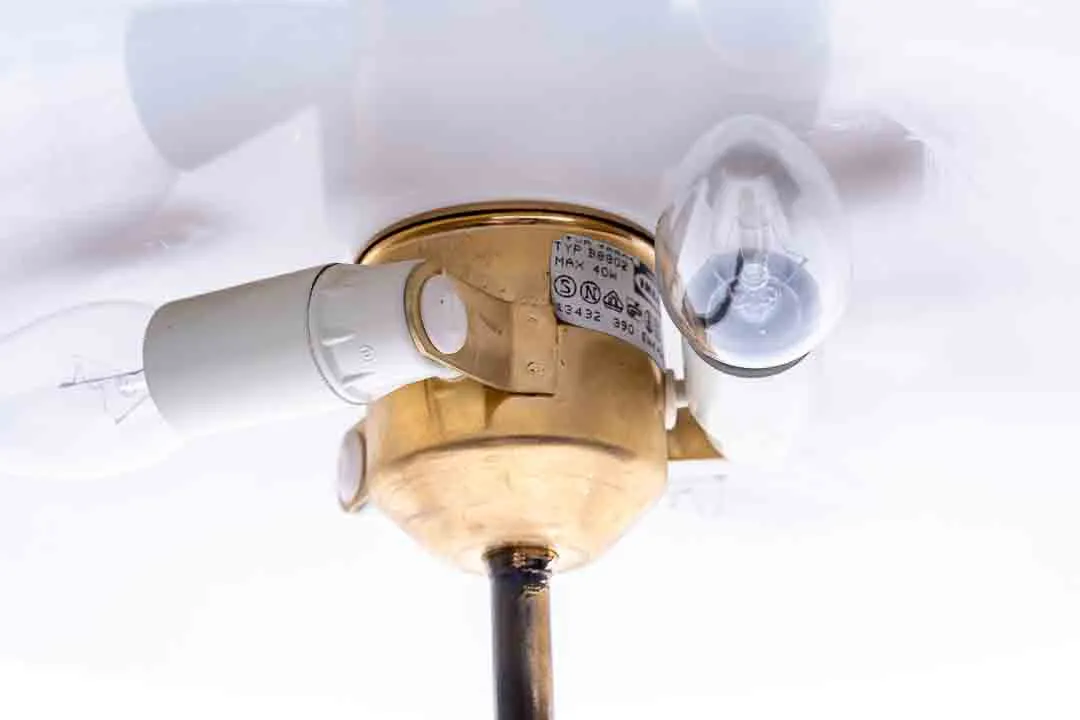 Vintage Lampe (Ikea 1970 Design Space Age Atomic Flying Saucer Solist) – Bild 5