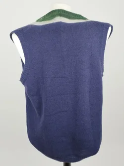 ETRO buntes Herren-Gilet - Gr. XXL / 100% Wolle - Bild 3