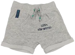 Babyclub Sweatshorts mit Stickerei, Gr. 92, hellgrau/meliert, Sommer - Bild 1