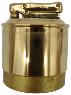 schwarz/goldenes Tischfeuerzeug (Ibelo, colibri) - Bild 5