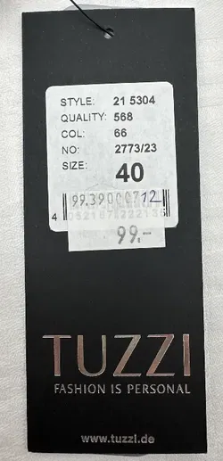 Tuzzi - Damen Langarmshirt - Gr. 40 - Bild 5