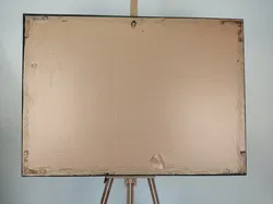 Großes Bild in Holzrahmen 