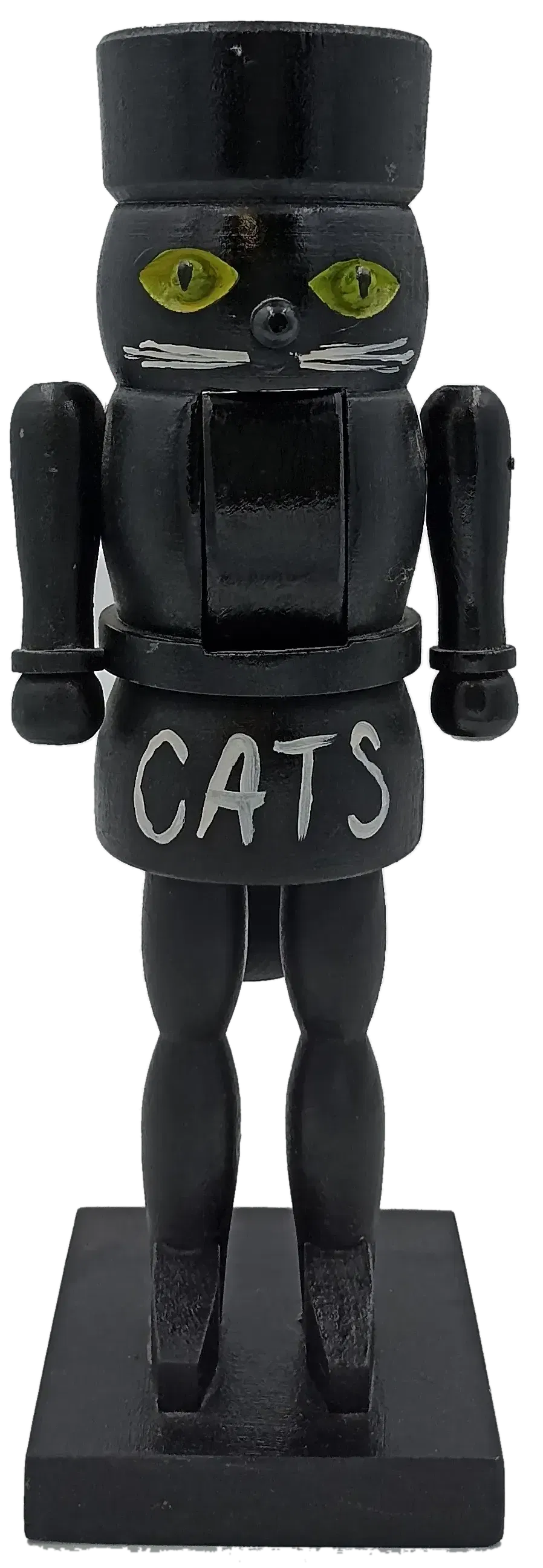 Nussknacker-Katze Figur schwarz - Bild 1