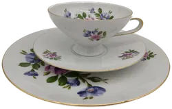 Kaffeetasse mit Dessertteller - Bild 1