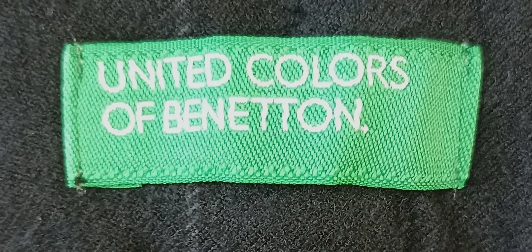 United Colors of Benetton Kinderhose schwarz gemustert Gr. 3XL – Bild 3