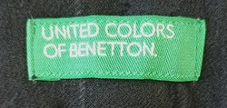 United Colors of Benetton Kinderhose schwarz gemustert Gr. 3XL – Vorschau 3