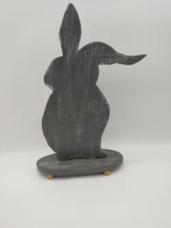 Holz-Osterhasen Schabby Chic - Bild 2