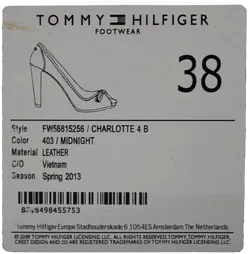 Tommy Hilfiger Pumps Charlotte 4 B – Gr. 38, Midnight, Leder, Originalkarton - Bild 3
