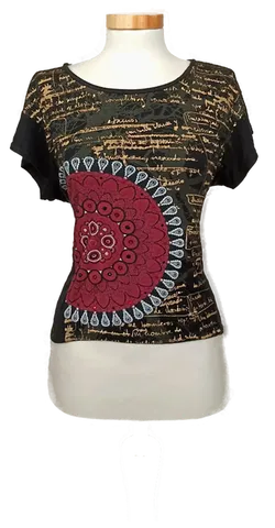 Desigual Damen T-Shirt schwarz Gr. S - Bild 1
