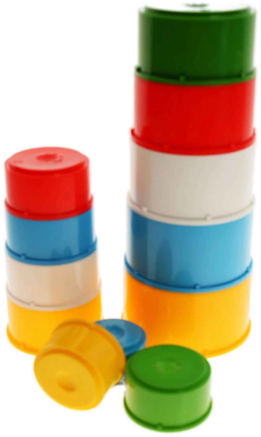 Chicco Piramide Millecolori – Stapelbecher-Pyramide, 12-teilig, Made in Italy – Bild 2