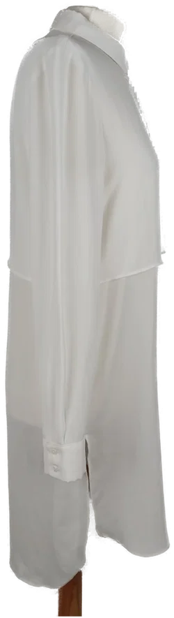 Hemdblusenkleid Mango Weiß XS | Leicht & Elegant - Bild 3