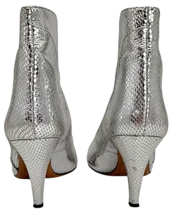 ISABEL MARANT Damen Stiefeletten, silber - Gr. 36 - Bild 4