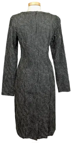 Fox’s Damen Midikleid schwarz/weiß gemustert Gr. 38 - Bild 2