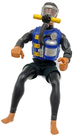 Hasbro Action Man Sub Aqua Scuba Diver Actionfigur von 1998 - Bild 5