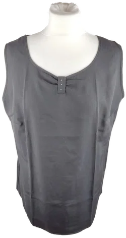 Viskose Top Damen  Gr. 46 | Zeitloser Abendlook – Vorschau 1