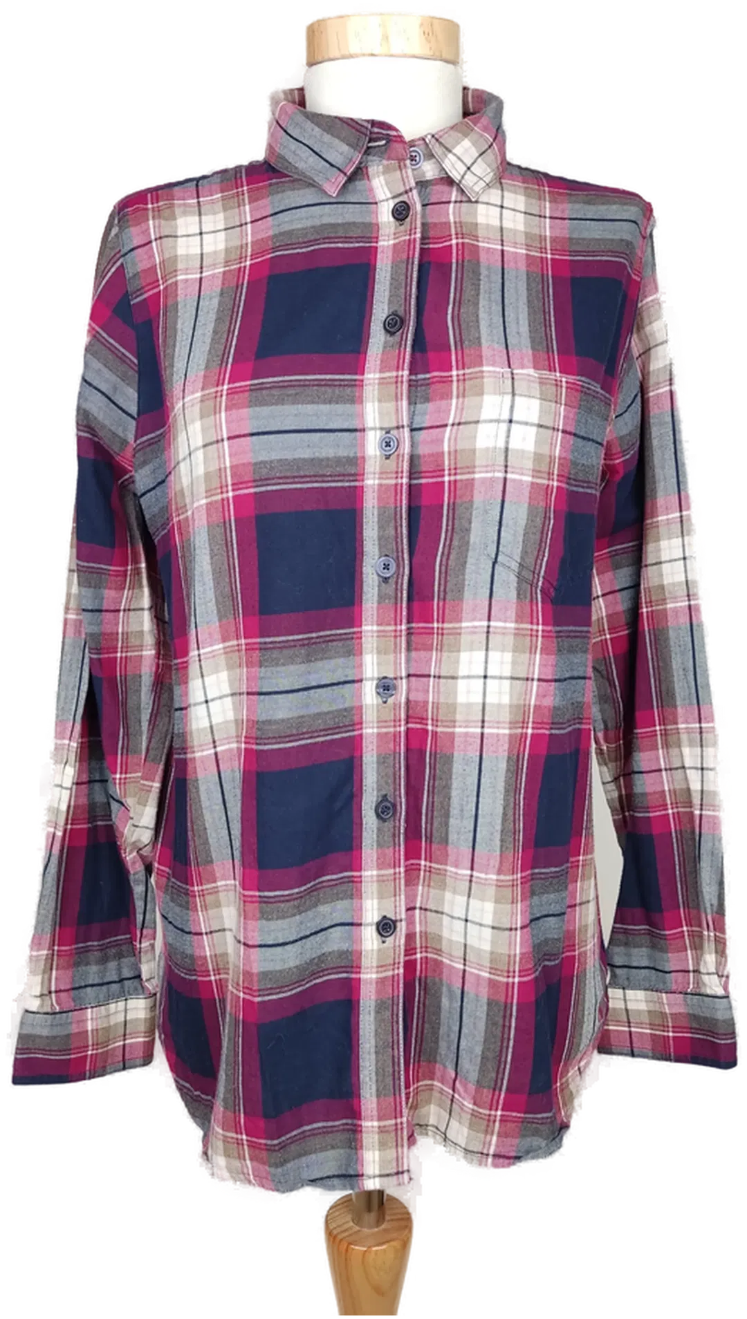 Joules Damen Longbluse kariert - M/38 - Bild 1