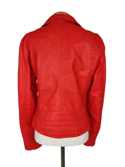 Rino & Pelle Damen Lederjacke, orange - Gr. XS - Bild 3