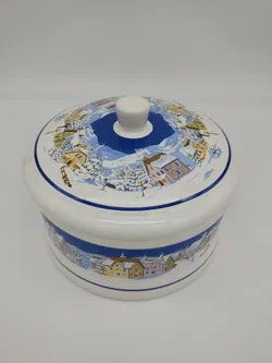 Weihnachtliche Porzellan-Keksdose - Bild 3