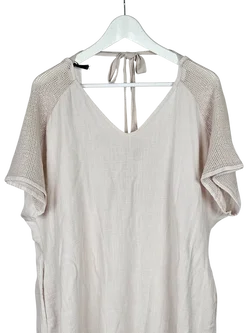 Role Fashion Damen Maxikleid, beige - Gr. XL  - Bild 3
