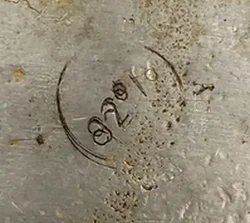 Zinnkerzenständer mit Tragegriff Vintage - Bild 9