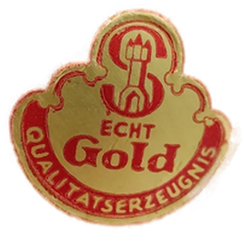 Porzellanvase Regensburg-Motiv | 24K-Gold Einmaliges Andenken, Höhe 20cm – Bild 6
