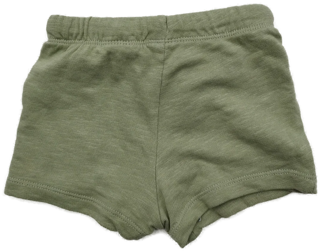 Grüne Babyshorts - Bundweite ca. 23cm / Länge ca. 19cm – Bild 2
