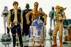 Star Wars 3D Chess Game, lizenziertes Schachspiel mit Figuren Lucasfilm – Vorschau 3