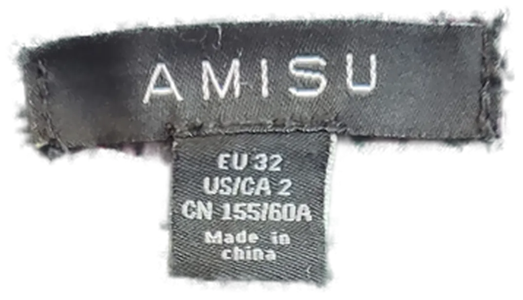 AMISU Damenhose gemustert dunkelrot- Gr. 32 – Bild 3