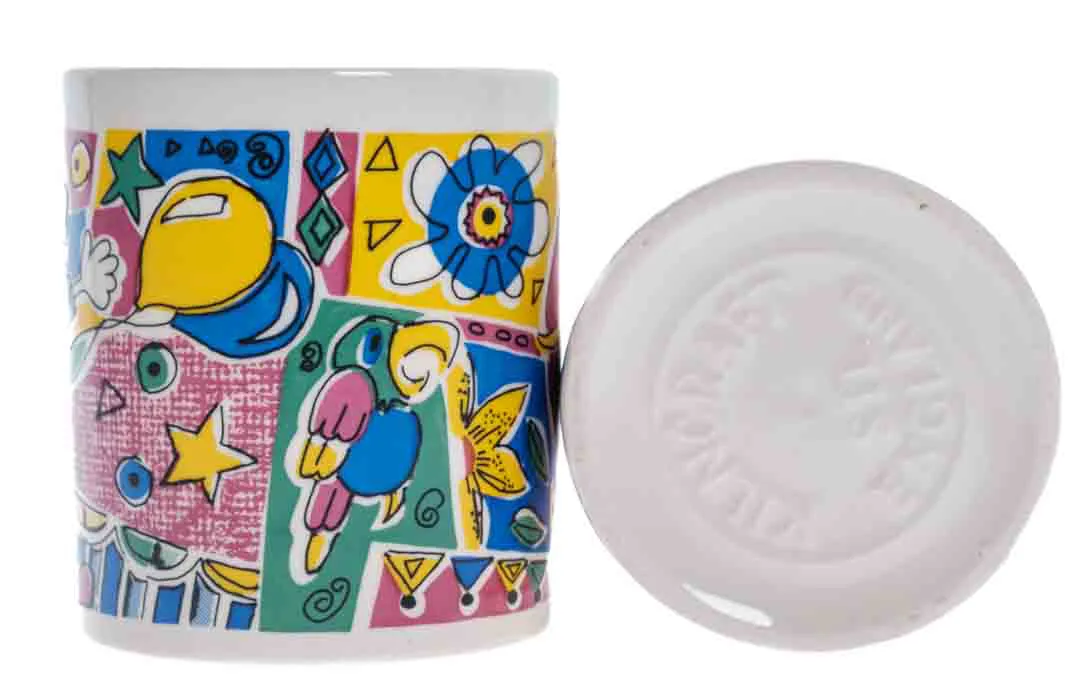 Kilncraft STL England Kaffee-Tassen im 2er Set im Zirkus Design – Bild 3