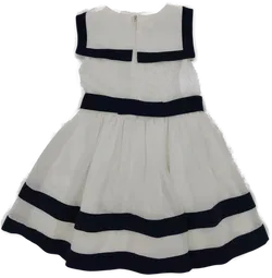 Patachou Kinder Kleid weiß/marine Gr. 98 - Bild 4