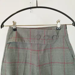 Bemusterte Zara Basic Hosen - Gr. XS - Mischfaser - Bild 2