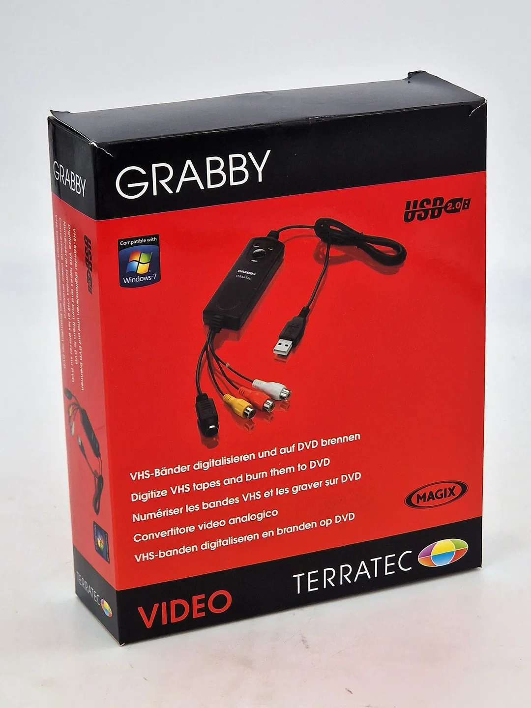 Terratec Video Grabby USB 2.0 - Rev. 2 - Komplettset zur VHS-Digitalisierung mit OVP - Bild 3