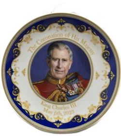 Neuwertiger Sammelteller King Charles (11,5 cm) in Originalverpackung - Bild 2